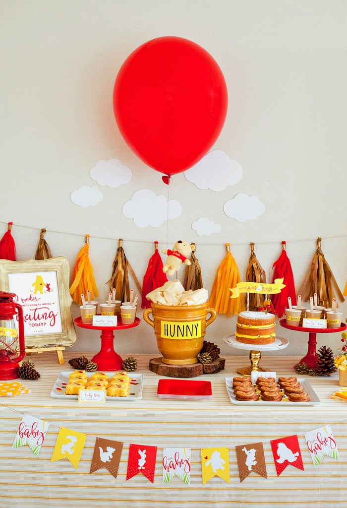 Pretty Winnie the Pooh Baby Shower Ideas