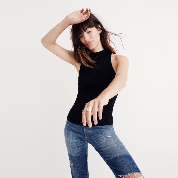 Madewell Slim Mockneck Sweater Tank