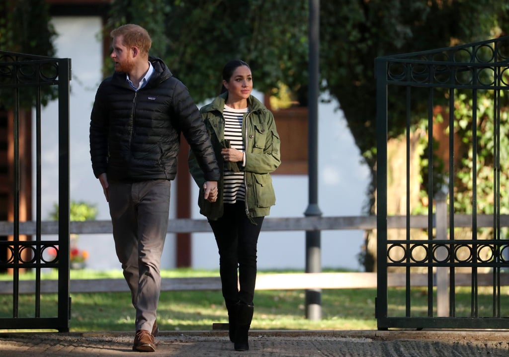Meghan and Harry With Horses on Morocco Tour February 2019