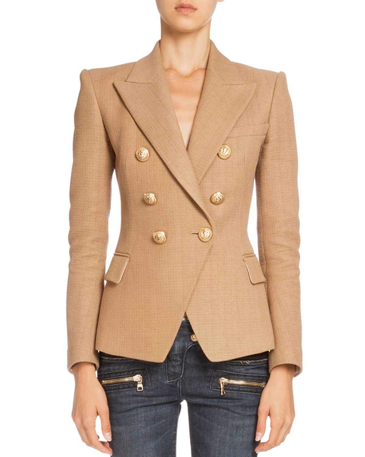 Balmain Double-Breasted Jacket ($2,385 