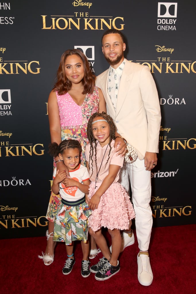 Stephen and Ayesha Curry at The Lion King Premiere