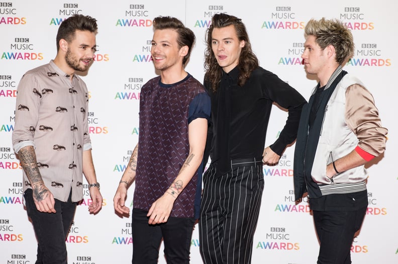 One Direction at the BBC Music Awards in 2015