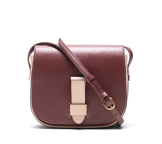 Italian Leather Saddle Bag