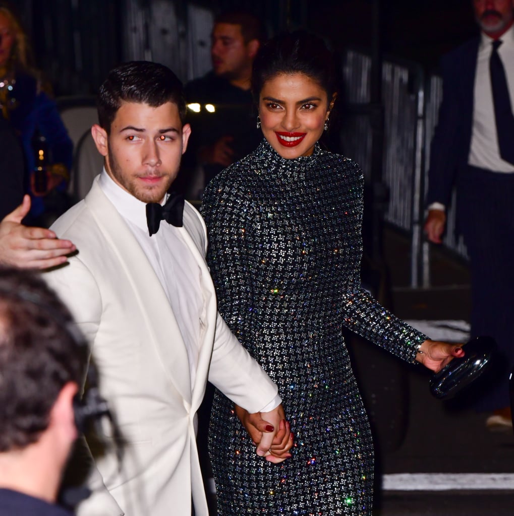 Priyanka Chopra and Nick Jonas at New York Fashion Week 2018