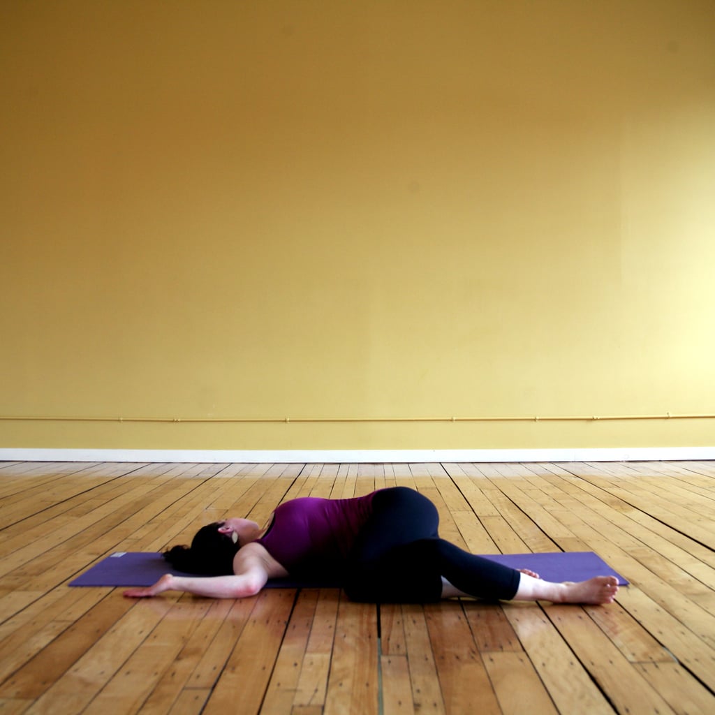 Reclining Twist | Seated Yoga Sequence | POPSUGAR Fitness Photo 4
