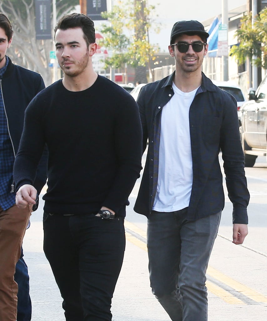 Kevin and Joe Jonas hung out in LA on Friday.