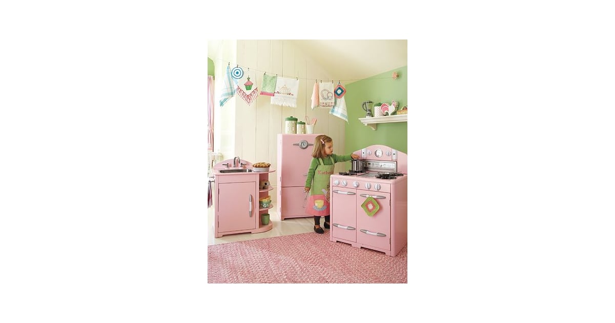 Pottery Barn Kids Pink Retro Kitchen Collection ($249–$699) | Kitchen