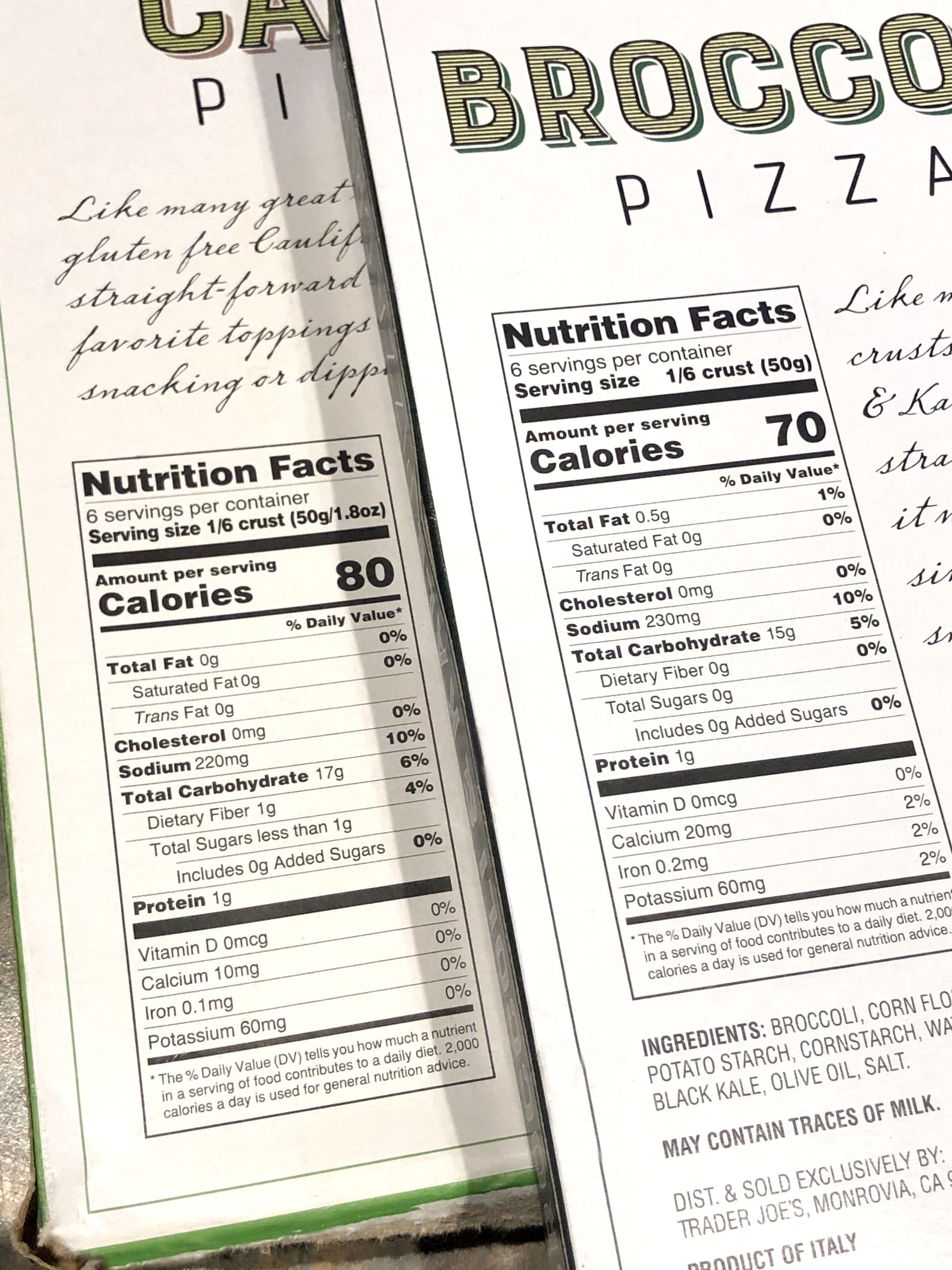 Trader Joe's Broccoli and Kale Pizza Crust Review POPSUGAR Fitness