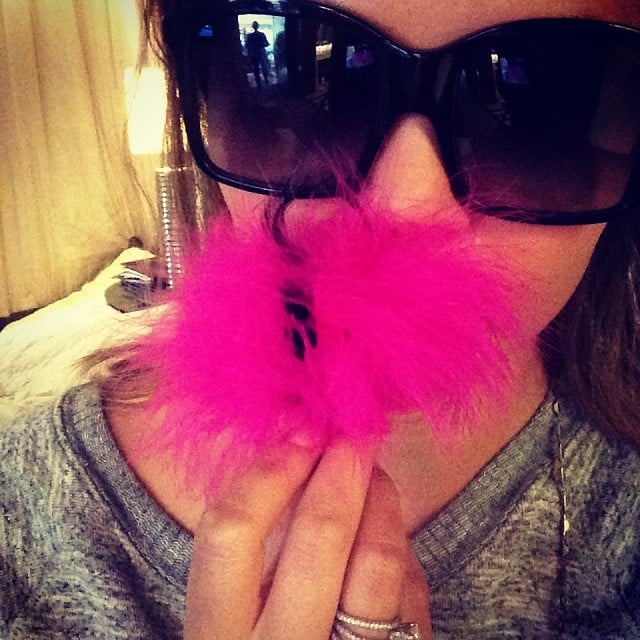 Chrissy Teigen shared a close-up selfie, writing, "I enjoy opening and not using Las Vegas minibar intimacy kits."
Source: Instagram user chrissyteigen