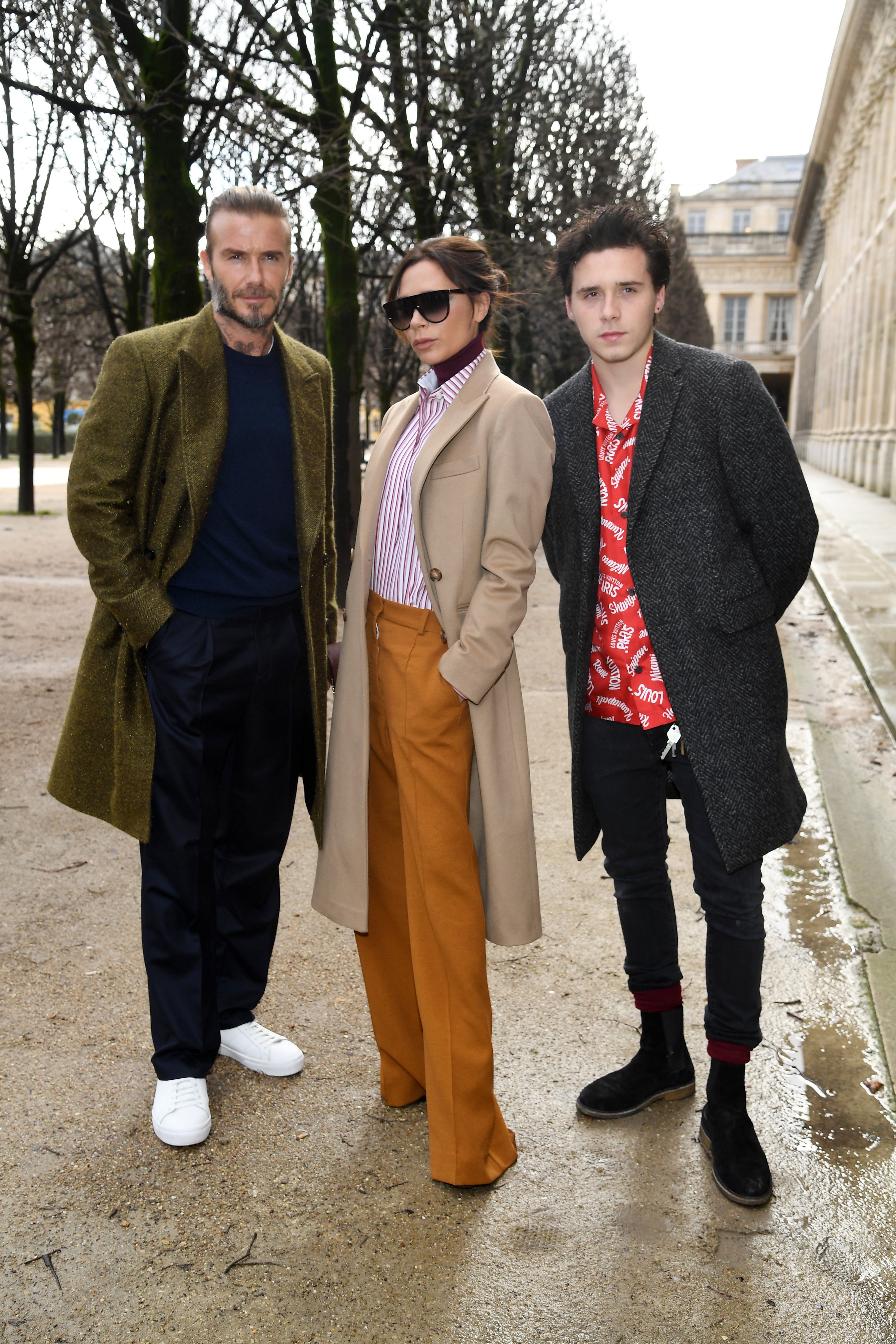 The Beckham Family at Paris Fashion Week 2018