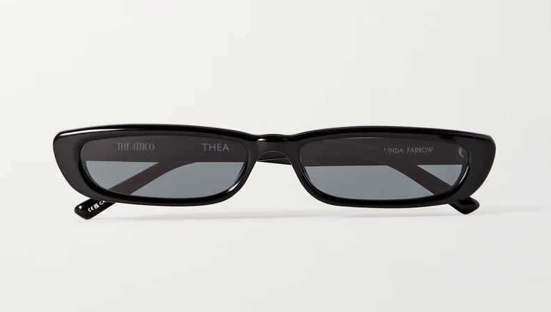 The Attico Rectangular Frame Acetate Sunglasses