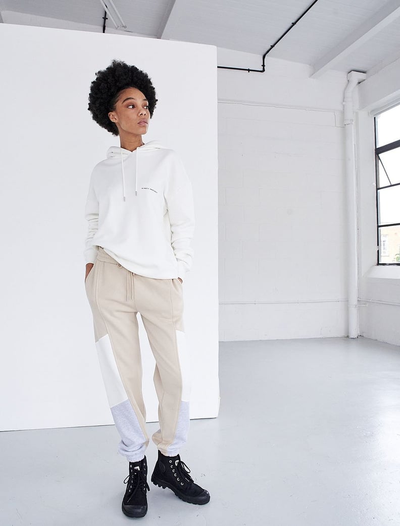 NINETY PERCENT Organic cotton-jersey track pants