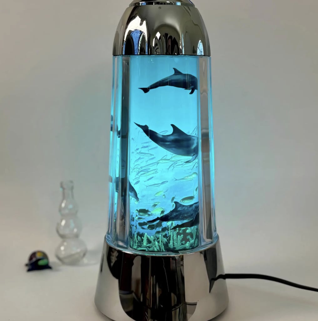 CalicoCollectionz 1994 Rabbit Tanaka Dolphin Motion Lamp