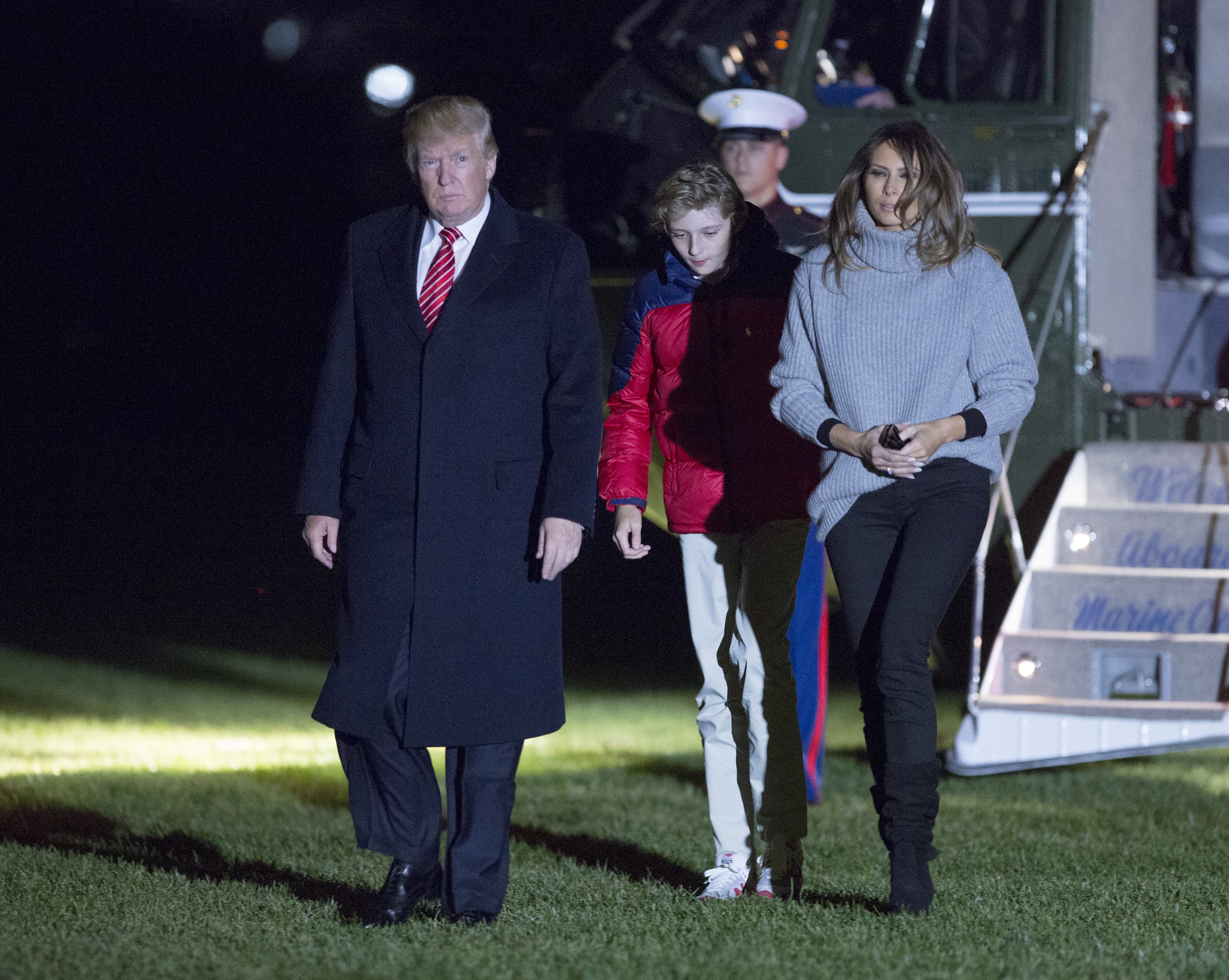 Melania Trump s Black Scrunch Boots POPSUGAR Fashion