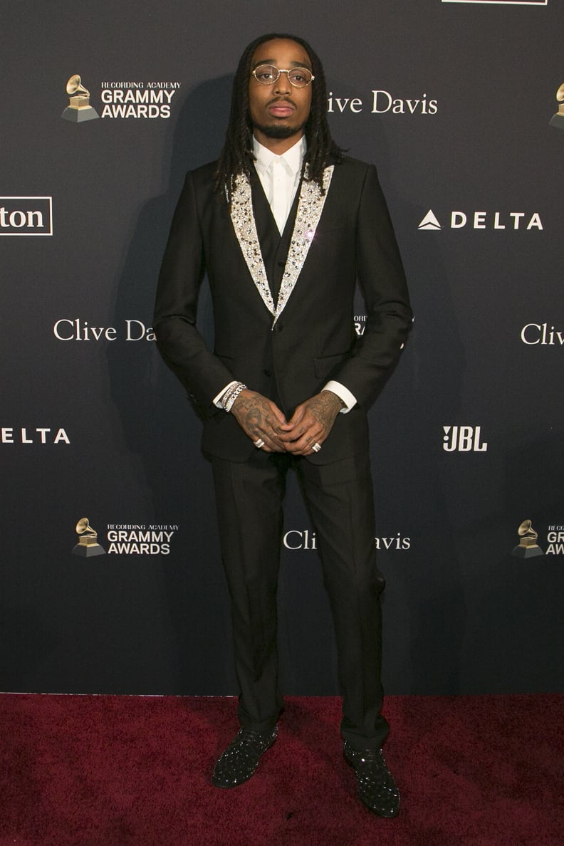 Quavo at Clive Davis's 2020 Pre-Grammy Gala in LA