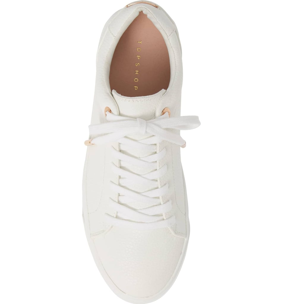 topshop curly low top sneaker