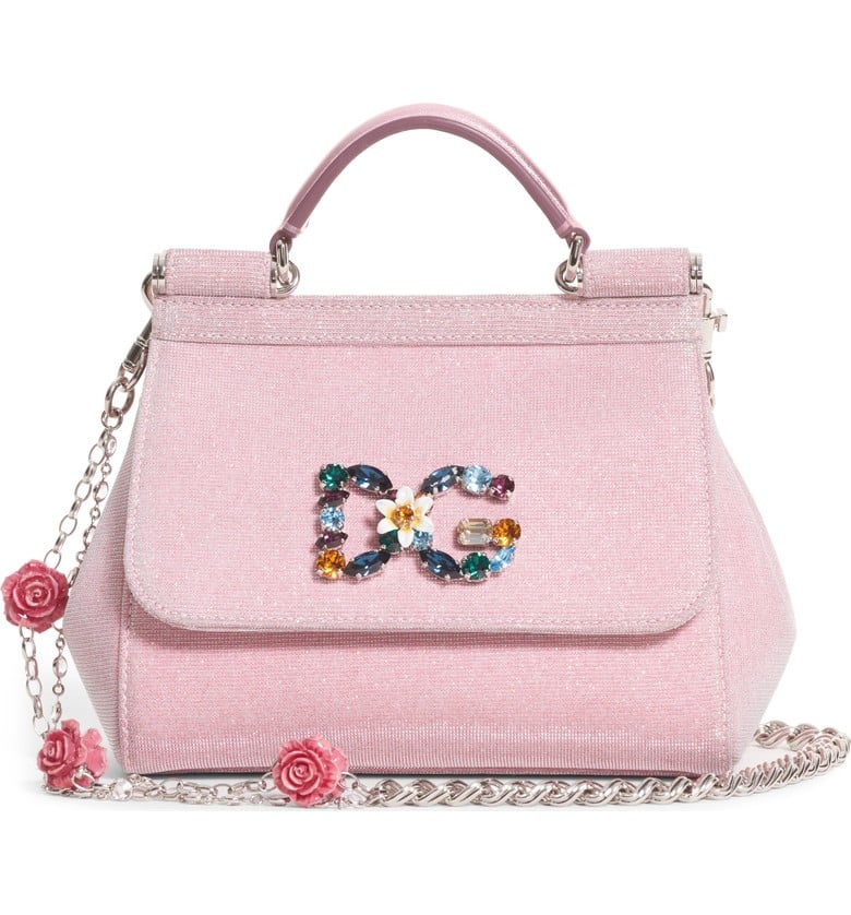 Dolce & Gabbana Mini Miss Sicily Metallic Satchel