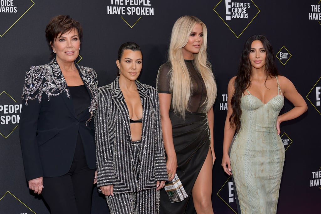 Kim Kardashian in Versace at the 2019 People's Choice Awards