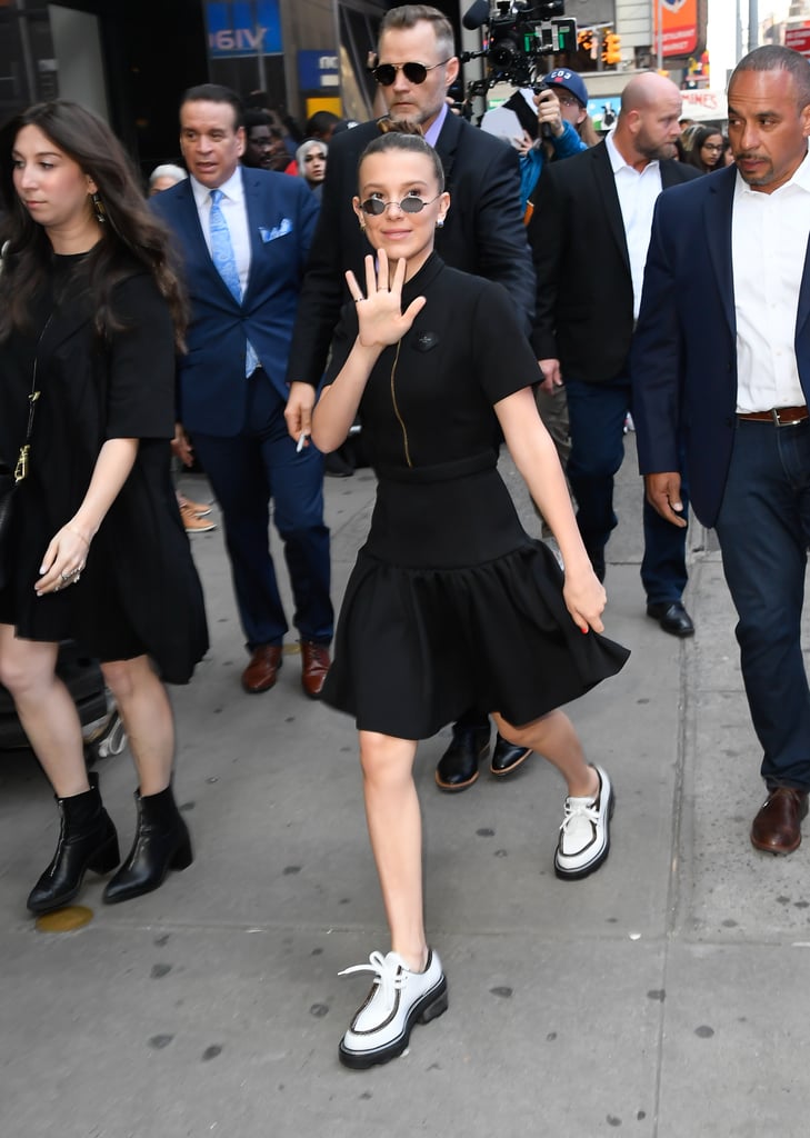 Millie Bobby Brown at "Good Morning America" in 2019