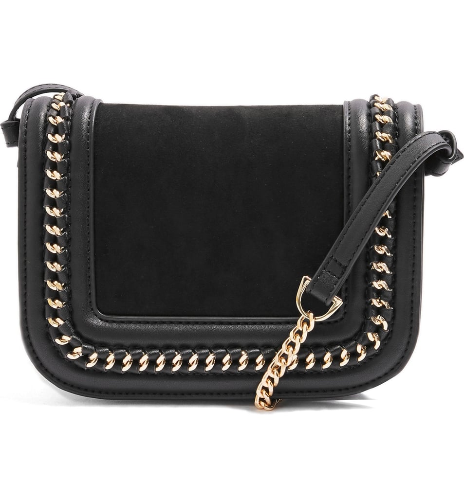Topshop Carmel Chain Flap Crossbody Bag