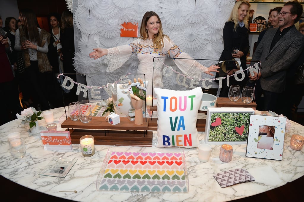 Drew Barrymore Christmas Card With Daughters 2015