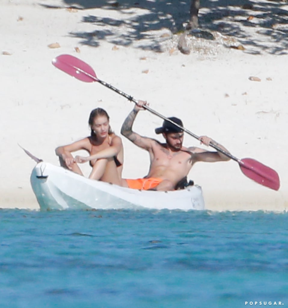 Gigi Hadid and Zayn Malik Vacation Pictures in Tahiti