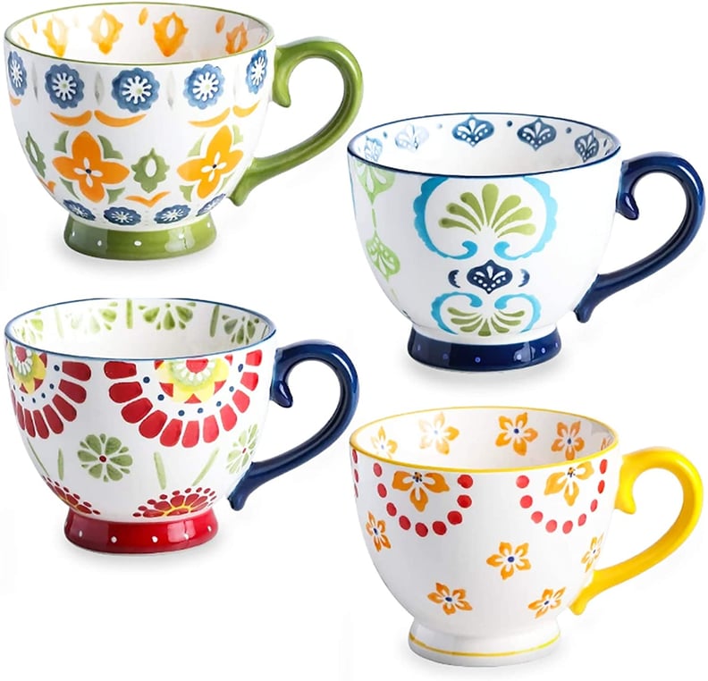 A Vibrant Set of Mugs: DeeCoo Ceramic Mugs