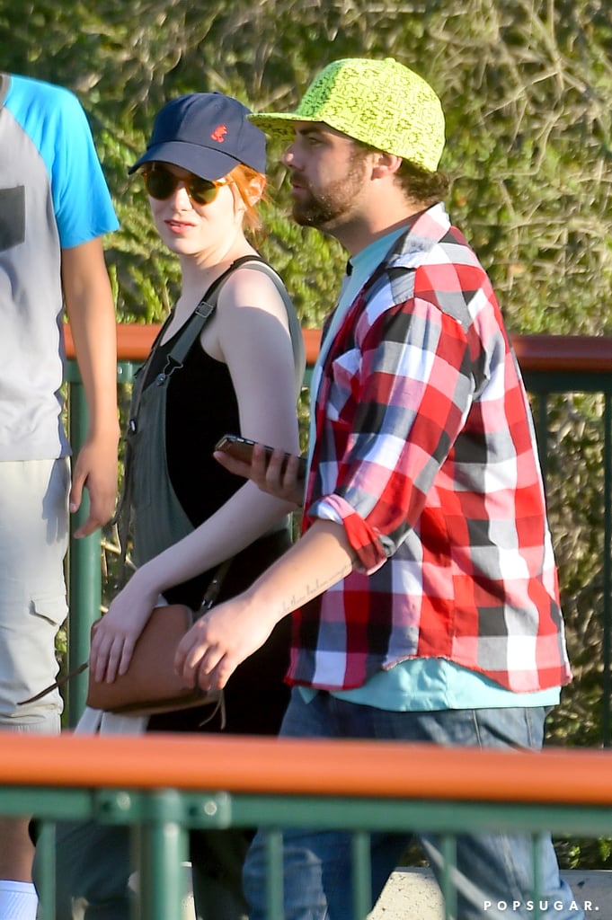 Emma Stone at Disneyland After Andrew Garfield Breakup