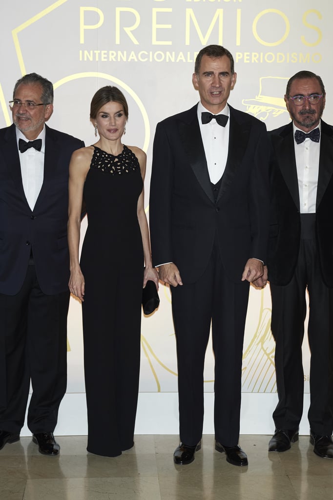 Queen Letizia and King Felipe in Black-Tie Attire Dec. 2015