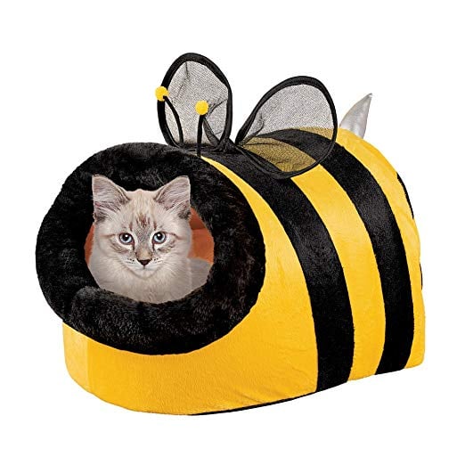 Collections Etc Cute Bumble Bee Pet Bed