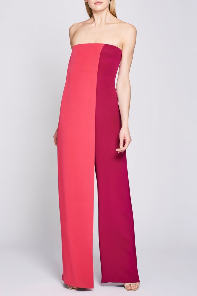 Cushnie Cerise/Berry Wide Leg Jumpsuit