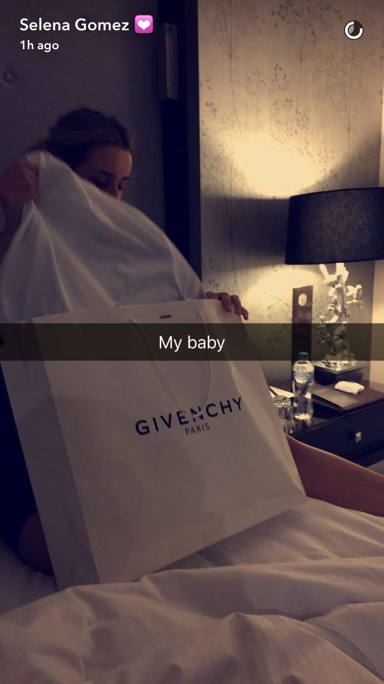 Selena's Givenchy Gift