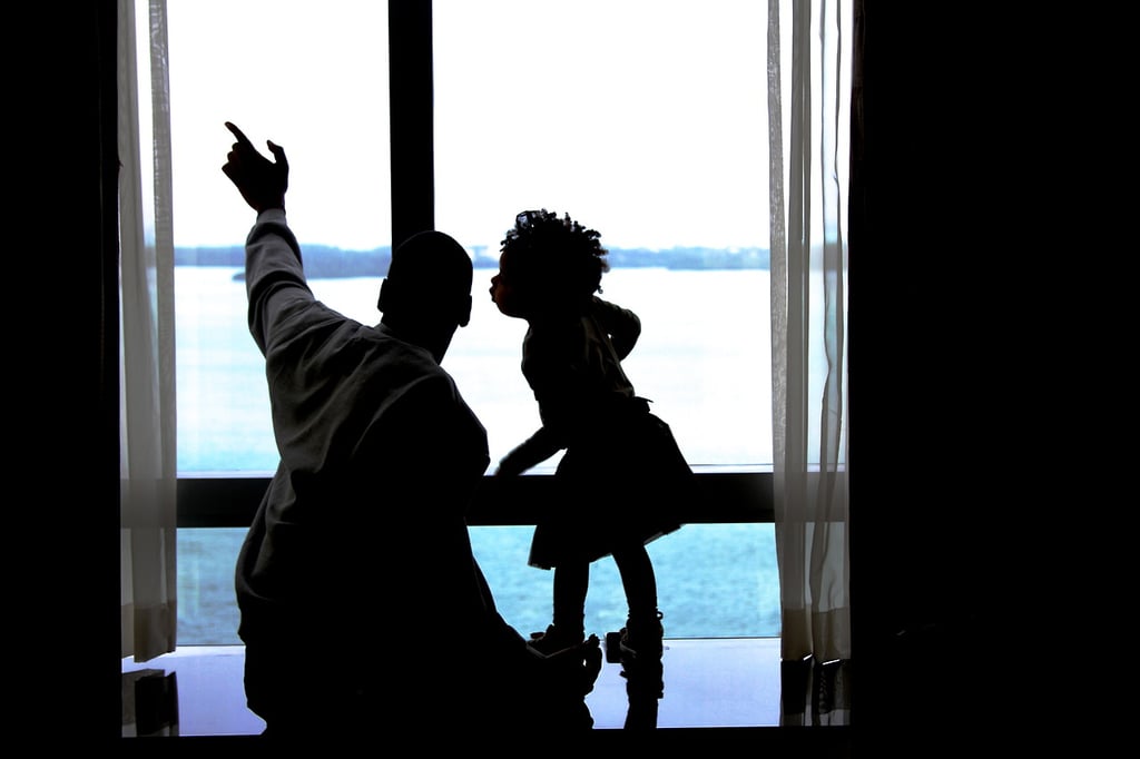 Jay Z and Blue Ivy shared a sweet moment while looking out the window.
Source: Tumblr user Beyoncé Knowles