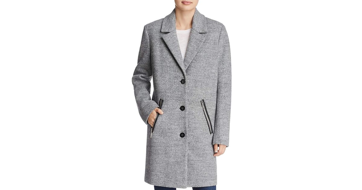 calvin klein boucle coat