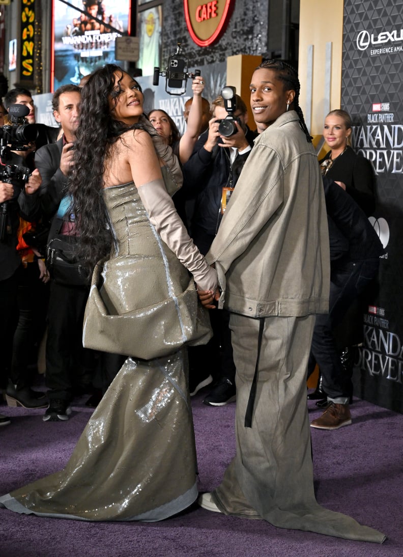 Rihanna and A$AP Rocky at the "Black Panther 2: Wakanda Forever" Premiere