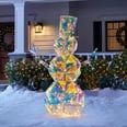 家得宝(Home Depot)正在出售一个彩虹色的雪人装饰,哇,太漂亮了