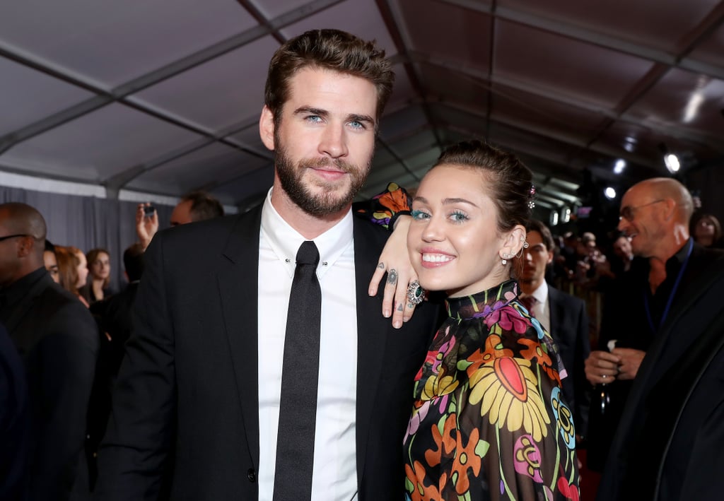 Miley Cyrus and Liam Hemsworth at Thor: Ragnarok Premiere