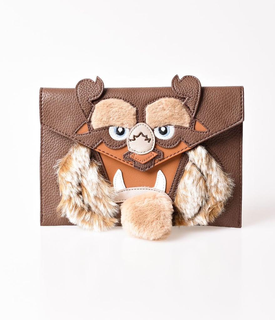 Danielle Nicole Brown & Tan Leatherette Beast Clutch ($58)