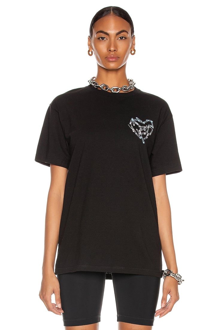 Christian Cowan x Lil Nas Heart T-Shirt in Black | Summer Shopping ...