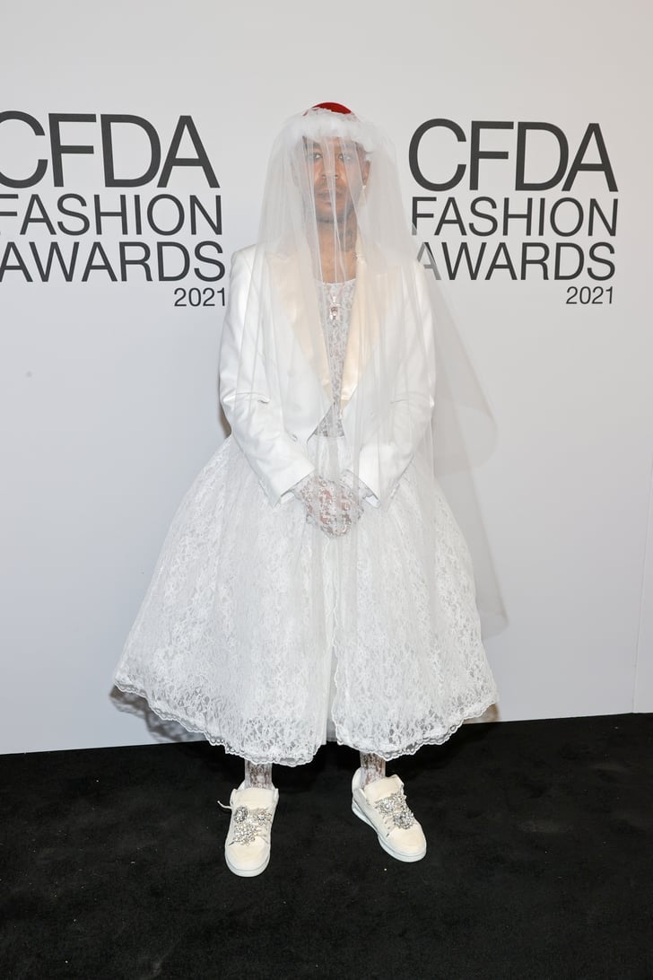 Kid Cudi Wore a Wedding Dress to the CFDA Fashion Awards POPSUGAR