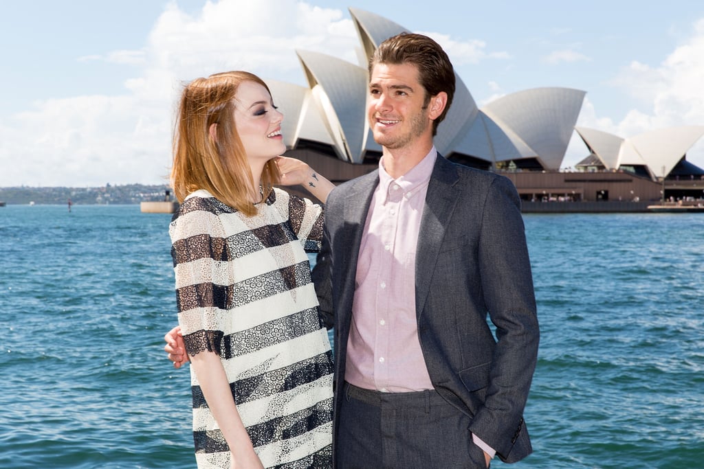 Andrew and Emma shared a sweet moment in Sydney in March 2014.