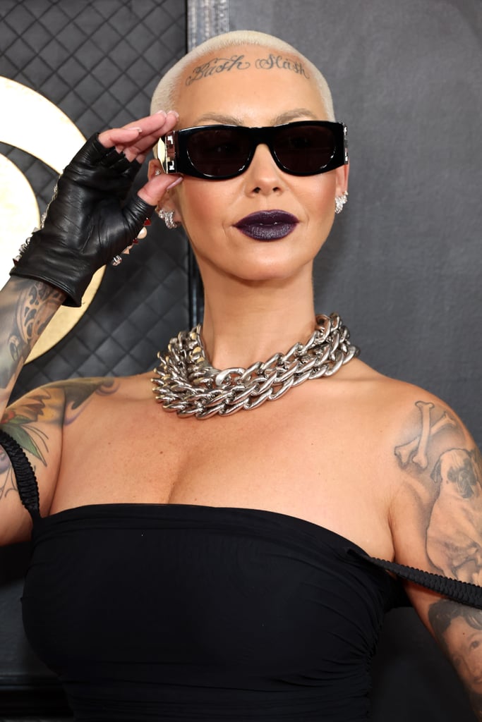 Amber Rose's Black Lipstick at the 2023 Grammys