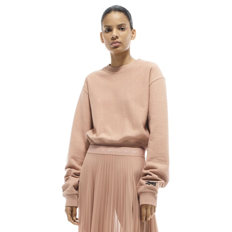 Reebok x VB Cropped Sweatshirt — Brown