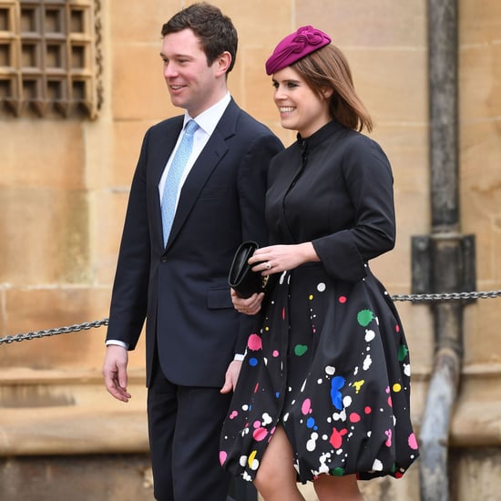 Princess Eugenie's Paint Splatter Coat Easter 2018