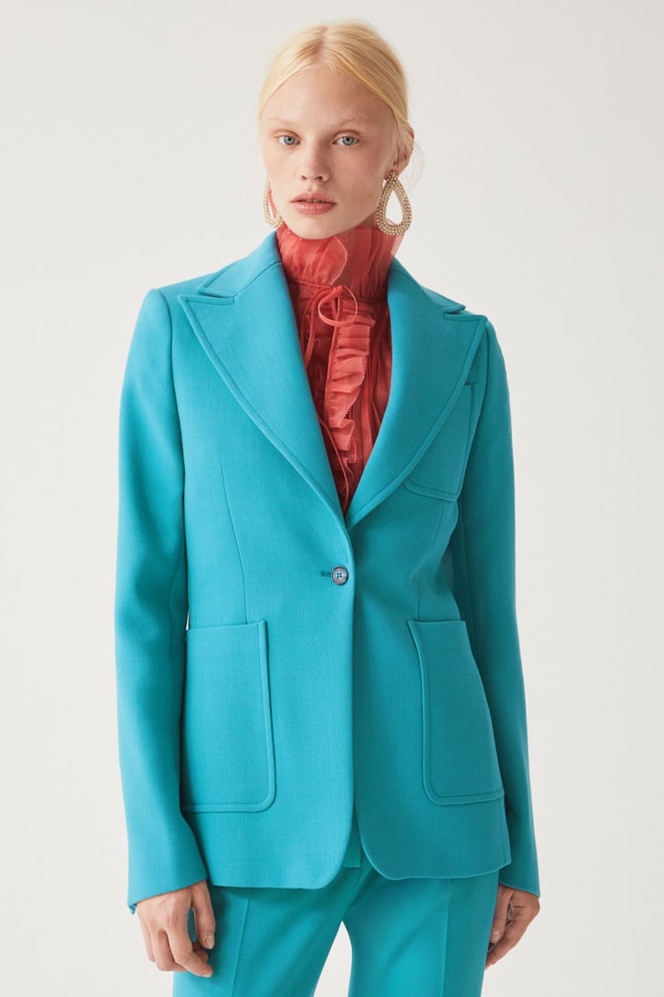 Wool-Blend Blazer | H&M Studio Collection Fall 2020 | POPSUGAR Fashion ...