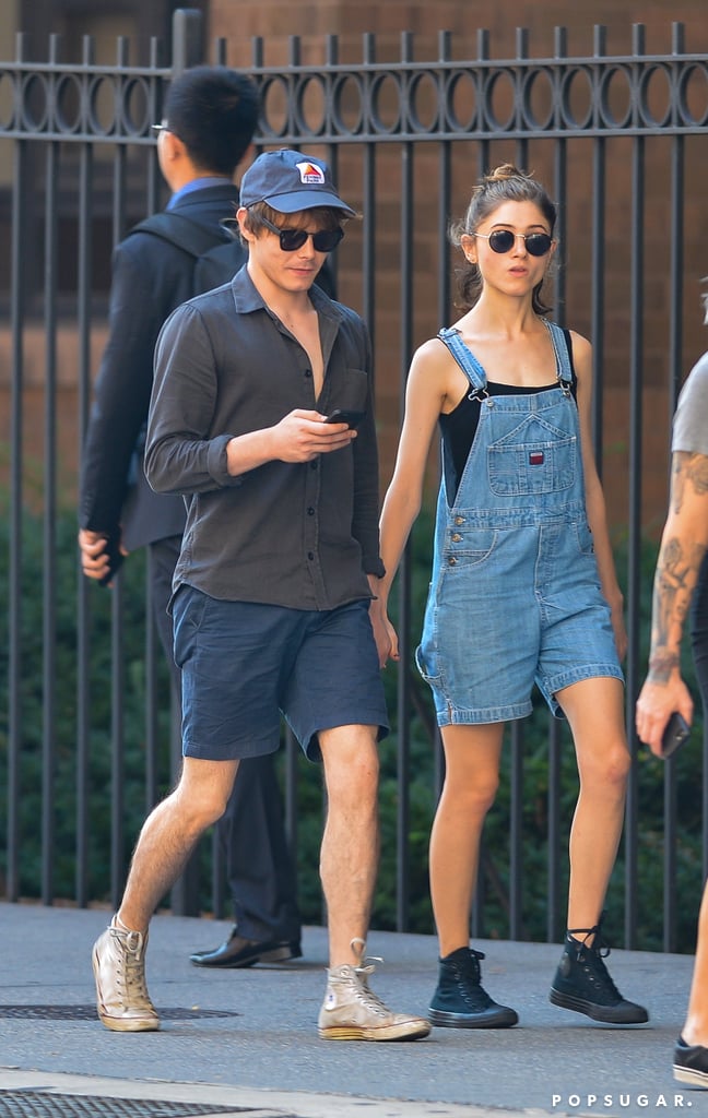 Natalia Dyer and Charlie Heaton Holding Hands in NYC 2017