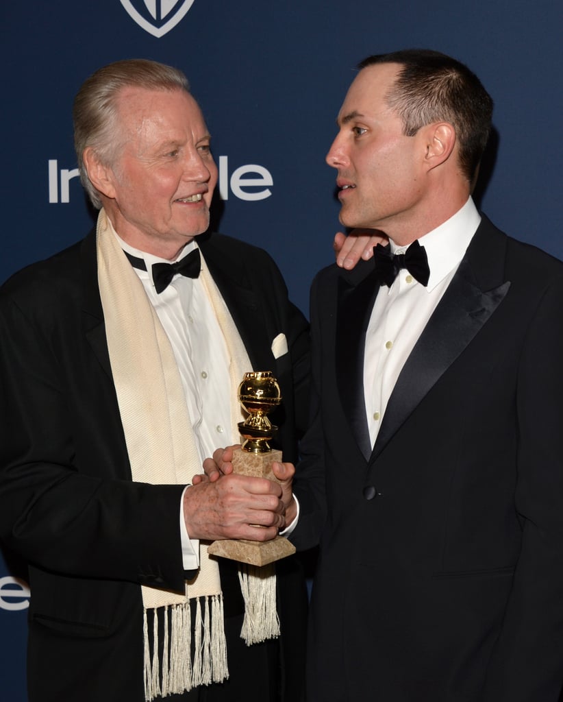 Jon Voight and his son, James Haven, showed up together to celebrate.