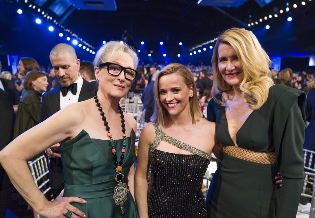 Meryl Streep, Reese Witherspoon, and Laura Dern at the 2020 SAG Awards