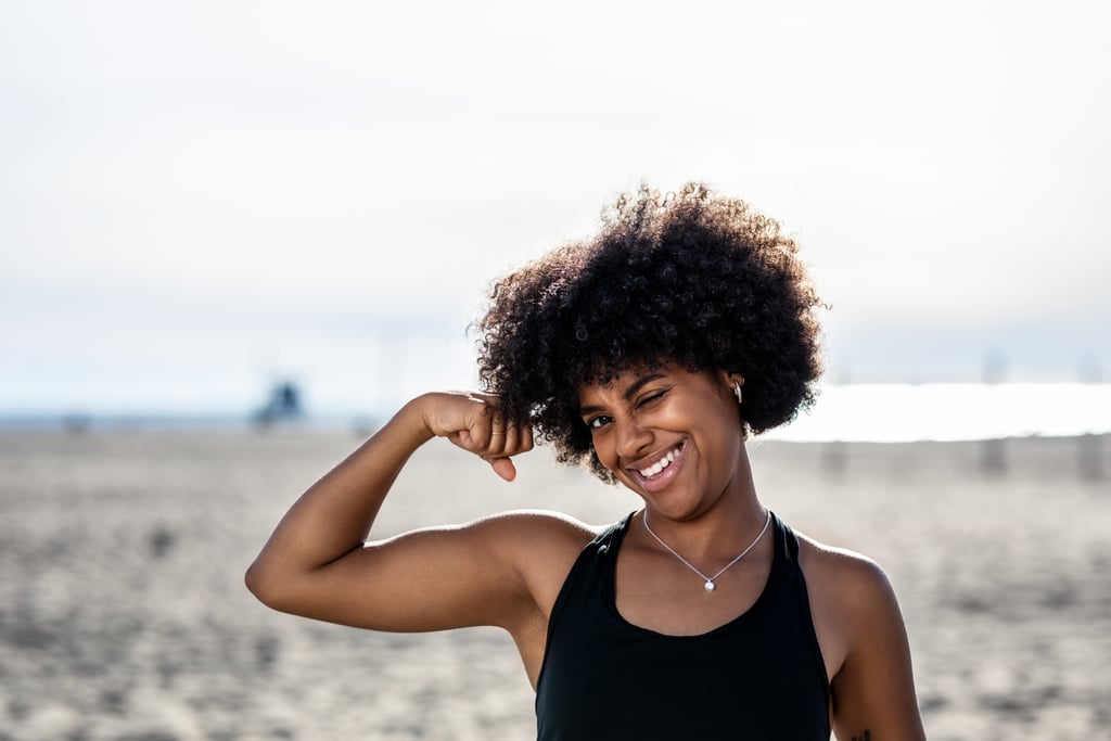 Give yourself a quick pep talk. Give yourself a quick pep talk.