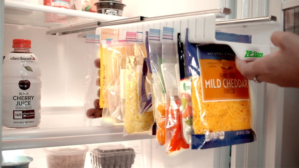 When you use the Zip 'n' Store ($40), you're better able to see the groceries you have in your fridge, which increases the chances of you using them before they spoil.